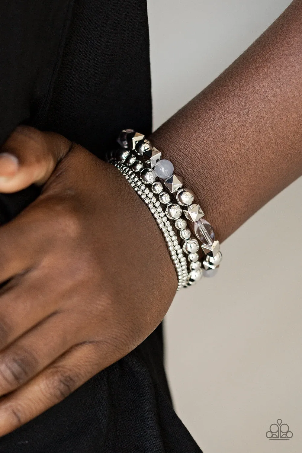 Babe-alicious - Silver Bracelet - Paparazzi Accessories
