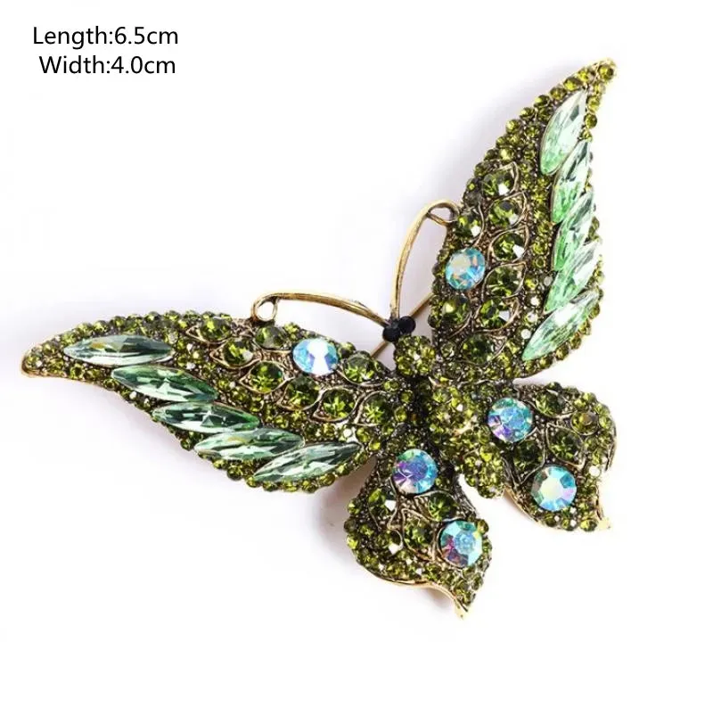 Big Flower Crystal Brooch Brooch Bridal Wedding Dress Costume Brooch Fashion Women Party Jewelry Accessories