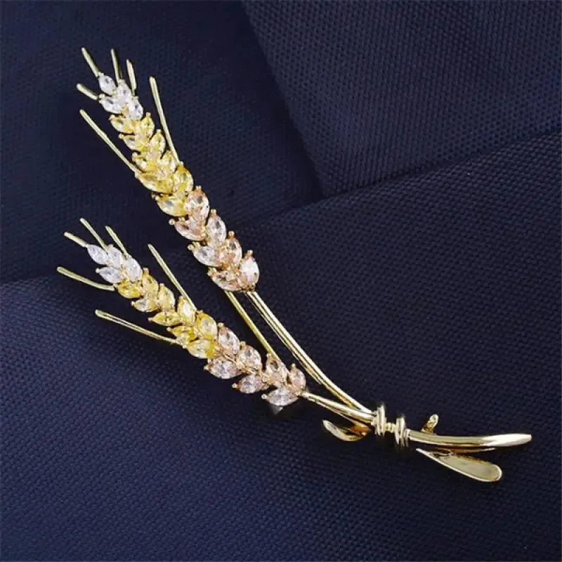 Big Flower Crystal Brooch Brooch Bridal Wedding Dress Costume Brooch Fashion Women Party Jewelry Accessories