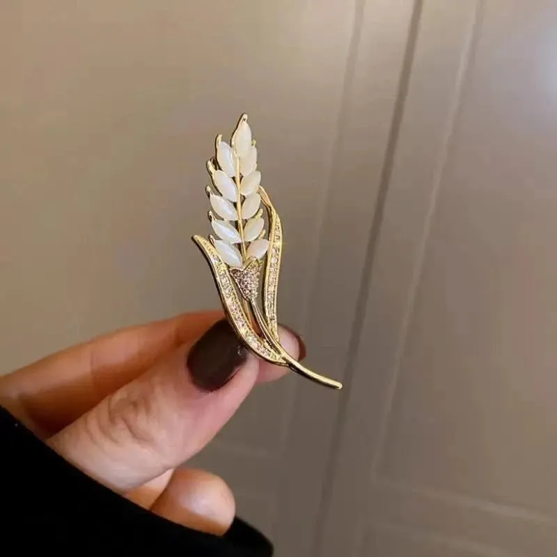 Big Flower Crystal Brooch Brooch Bridal Wedding Dress Costume Brooch Fashion Women Party Jewelry Accessories