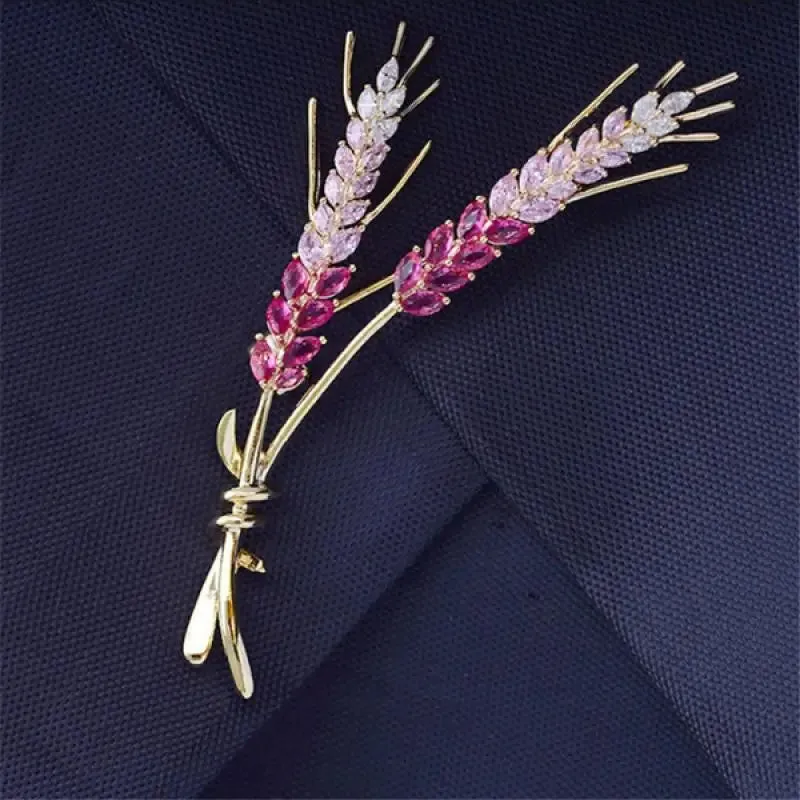 Big Flower Crystal Brooch Brooch Bridal Wedding Dress Costume Brooch Fashion Women Party Jewelry Accessories