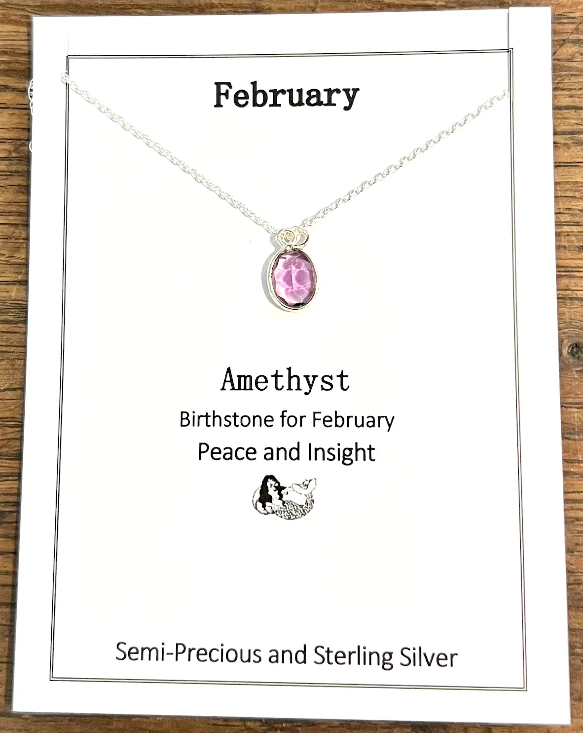 Birthstone Necklaces | Semi-precious Stone and Sterling Silver