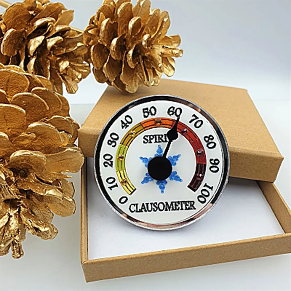 Clausometer Brooch by Cherryloco