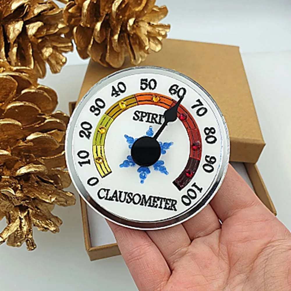 Clausometer Brooch by Cherryloco