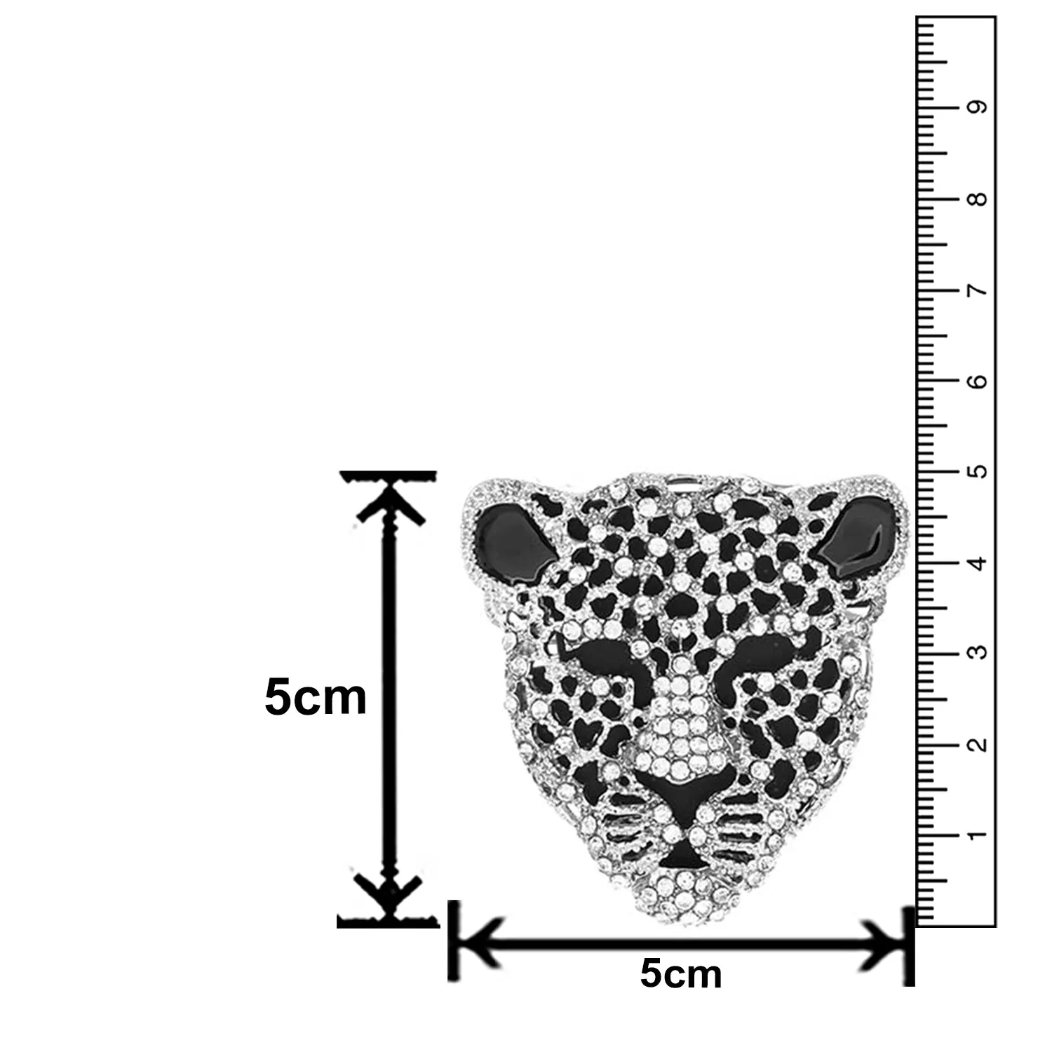 Lion Face Brooch / Lapel Pin