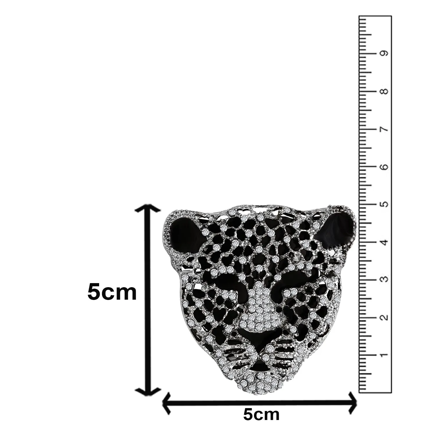 Lion Face Brooch / Lapel Pin