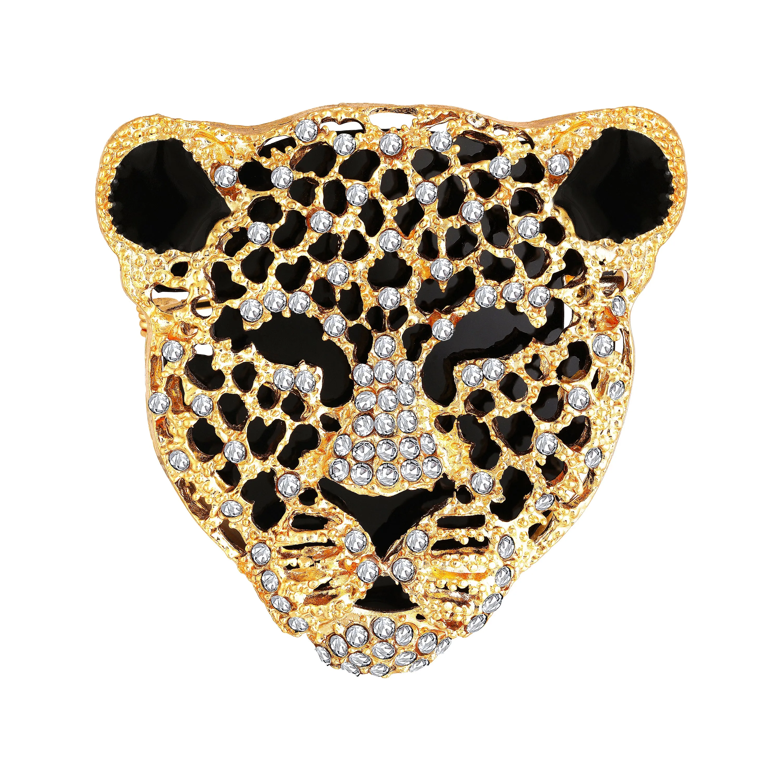 Lion Face Brooch / Lapel Pin