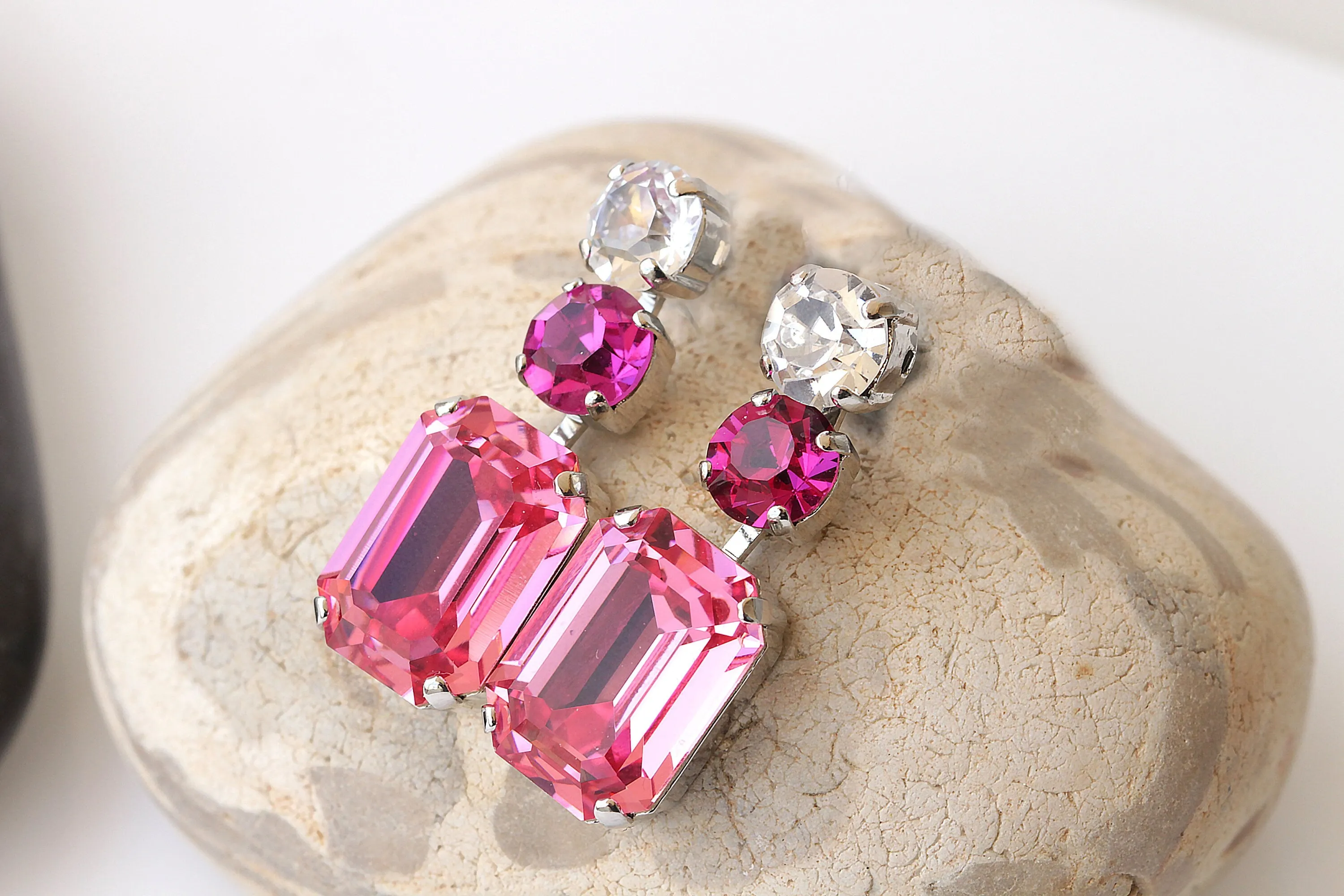 PINK FUCHSIA EARRINGS