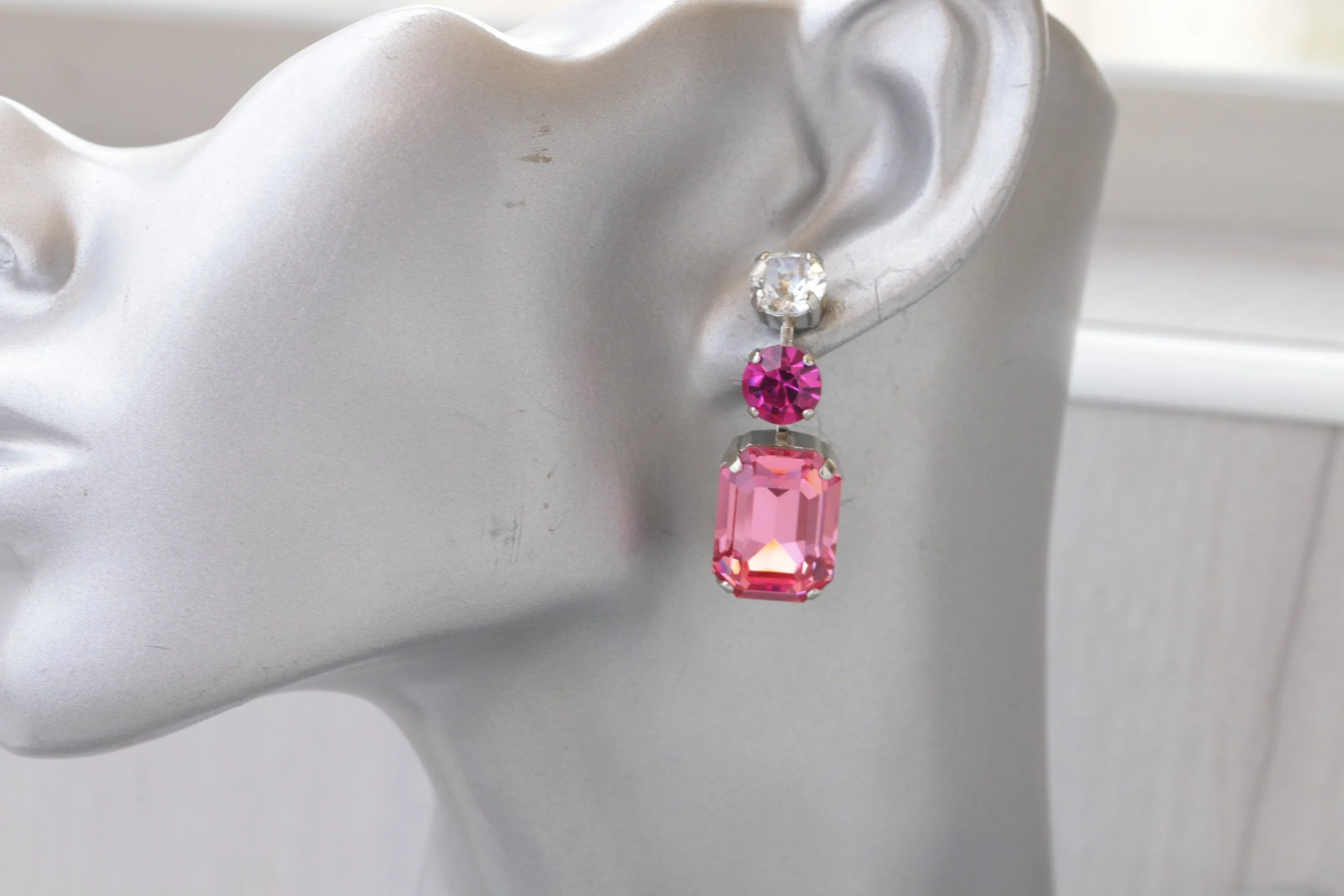 PINK FUCHSIA EARRINGS