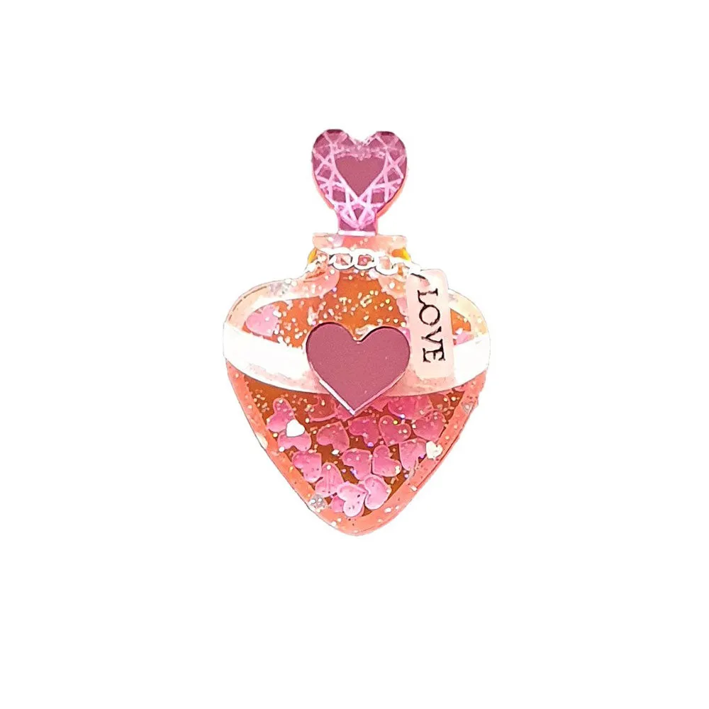 Precious Heart Potion Brooch by Cherryloco