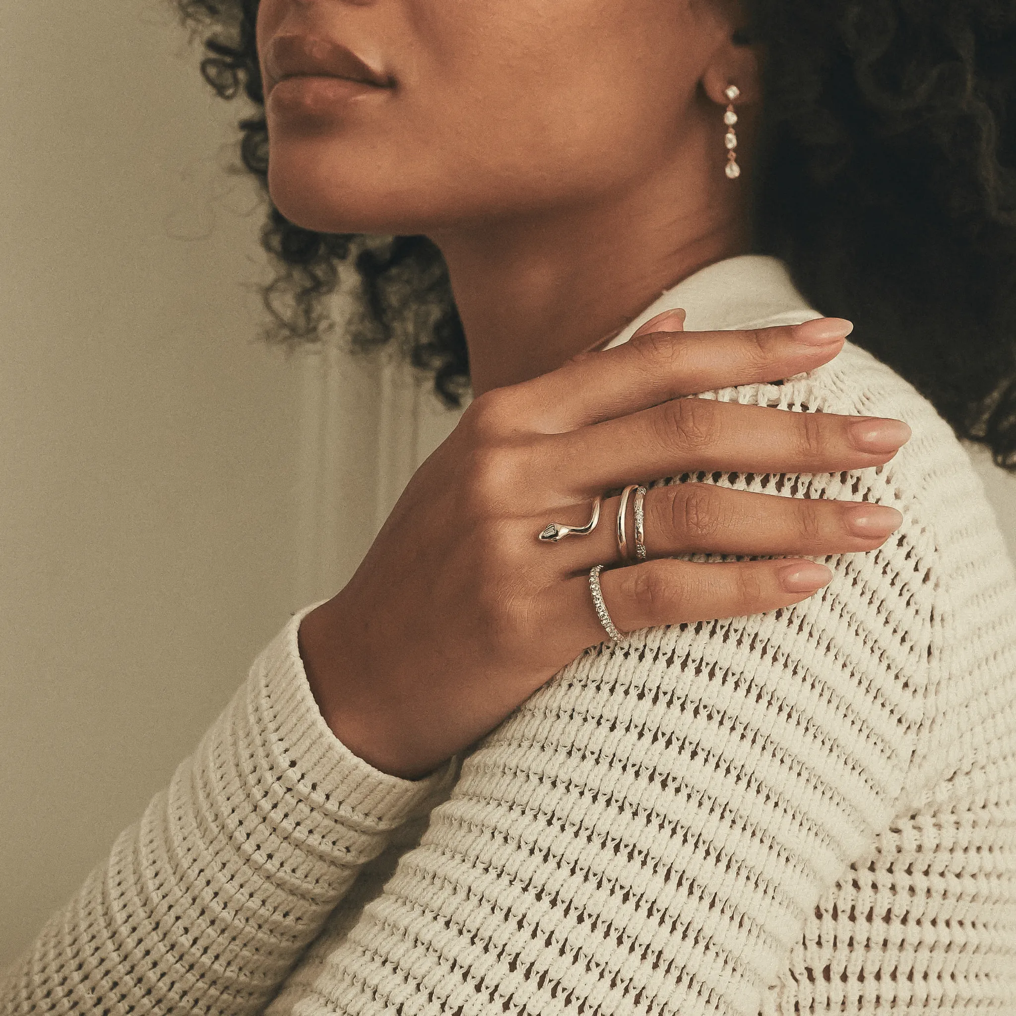 Sevenfold Diamond Stack Ring | Ready to Ship