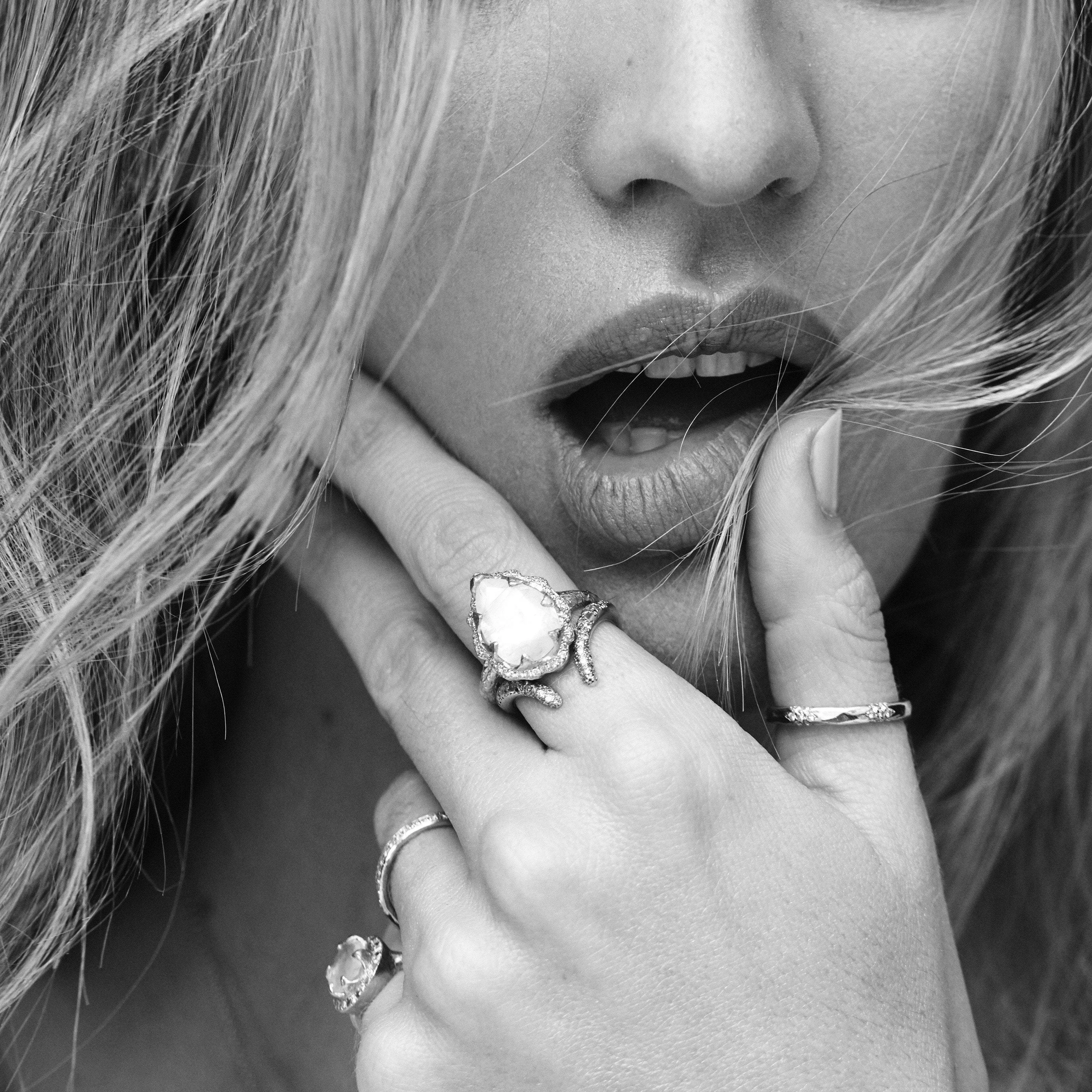 Sevenfold Diamond Stack Ring | Ready to Ship