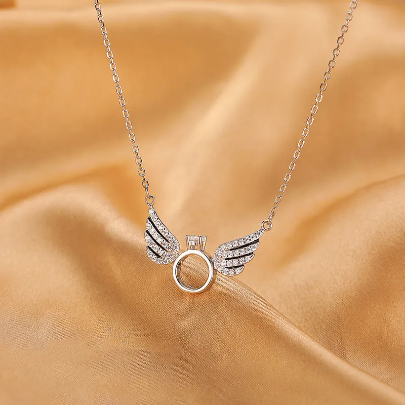 Sterling Silver Angel Wings Necklaces