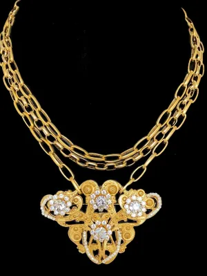 Vintage 1950s Miriam Haskell Brooch